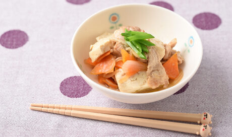 おかわりの声続出！人気おかず 
お豆腐・高野豆腐編