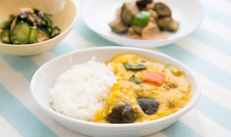 カラフルな夏野菜を使って、 見た目も元気メニュー