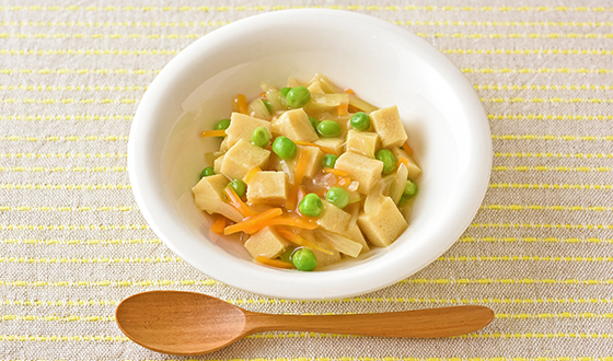 高野豆腐のあんかけ煮 | Hapiku（ハピク）食育