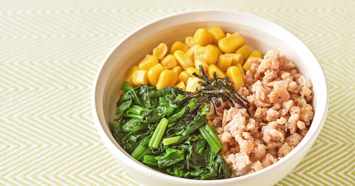 三色丼 Hapiku ハピク 食育