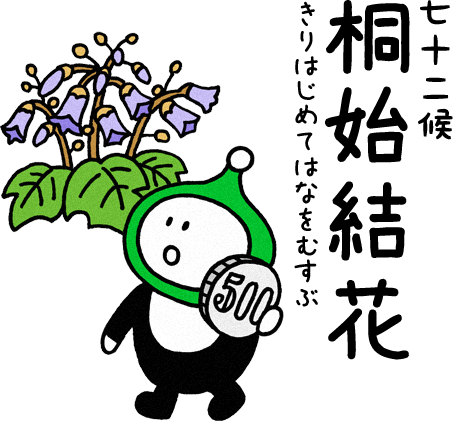 桐始結花（きりはじめてはなをむすぶ）