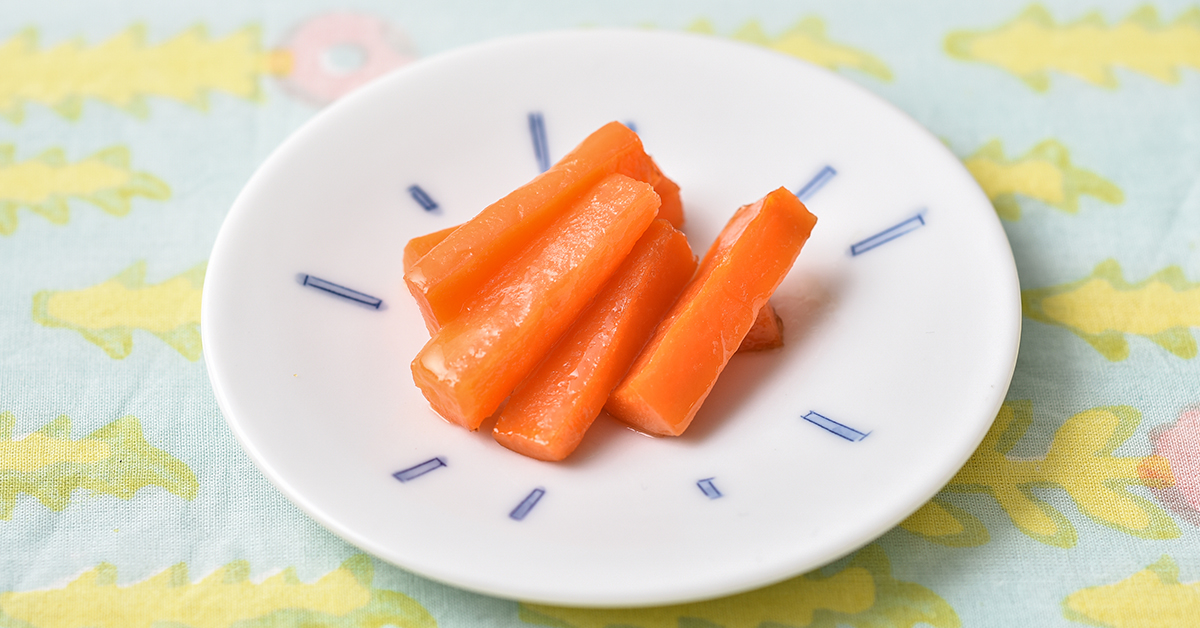 にんじんの甘煮 Hapiku ハピク 食育