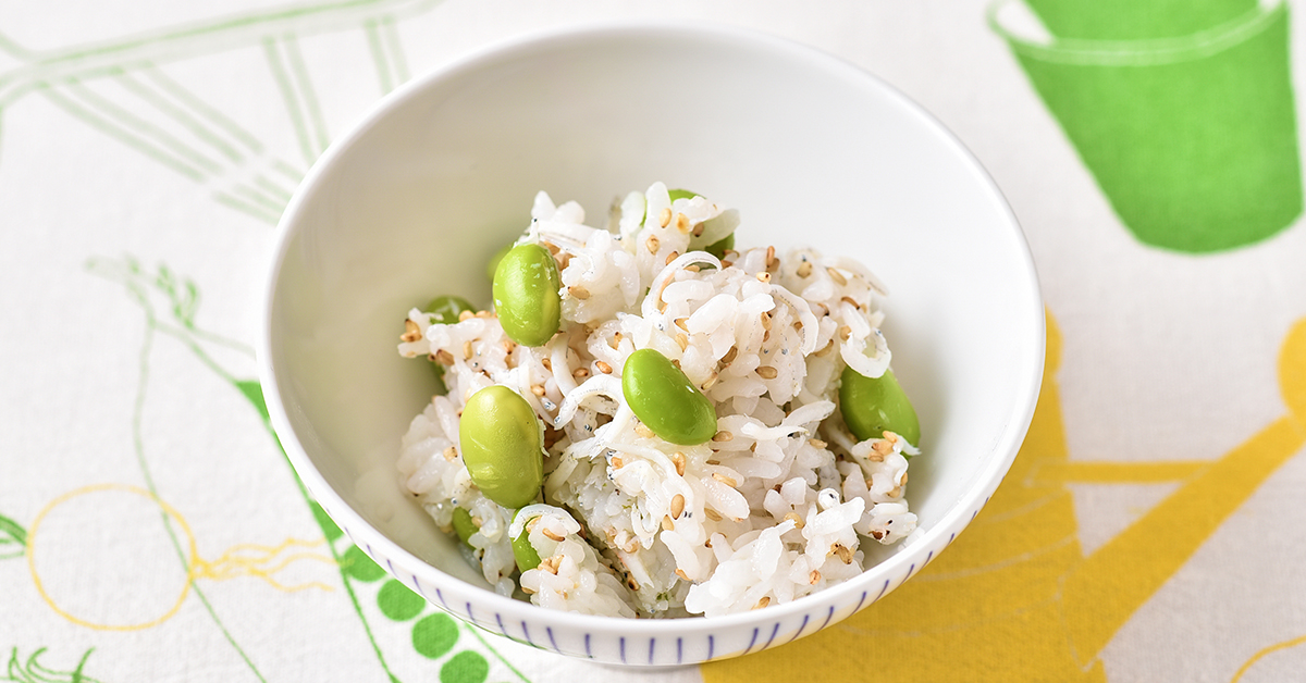 枝豆ごはん Hapiku ハピク 食育