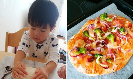 子どもと一緒に作る簡単お昼ごはん♪
