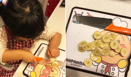 3歳の娘の包丁デビューをリポート！