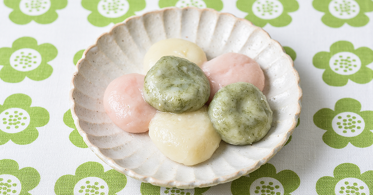 サクベジ 三色団子 Hapiku ハピク 食育