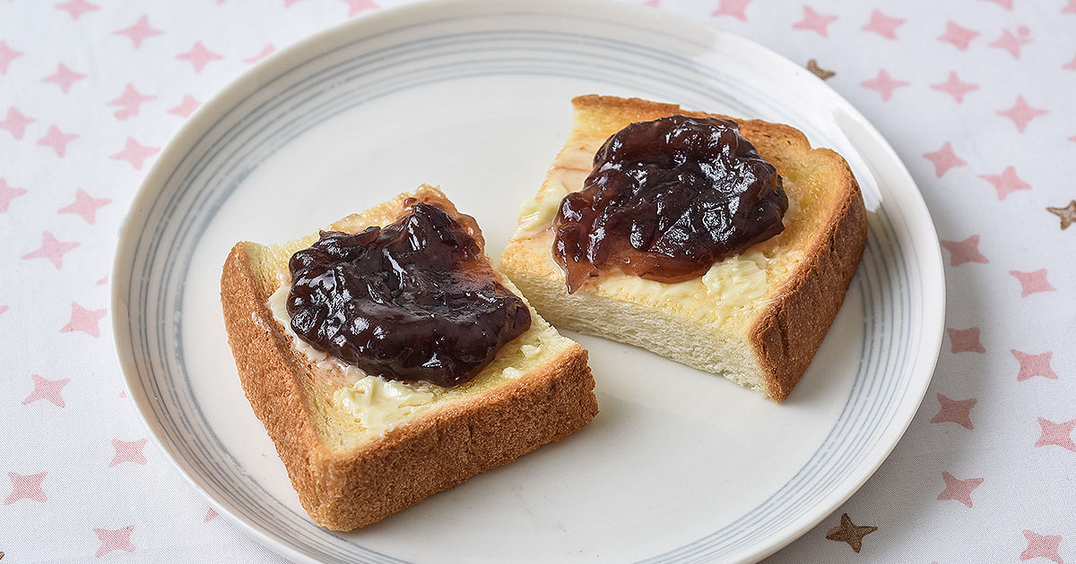 給食のパン やきそばパン ハニートースト 目玉焼き厚切りトースト