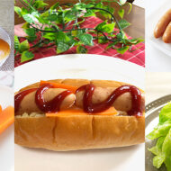 温野菜食べれたよーっ！ 
子どもがわくわく♪ホットドッグづくり