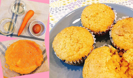 にんじん食べれたねっ☆野菜ケーキで笑顔いっぱい