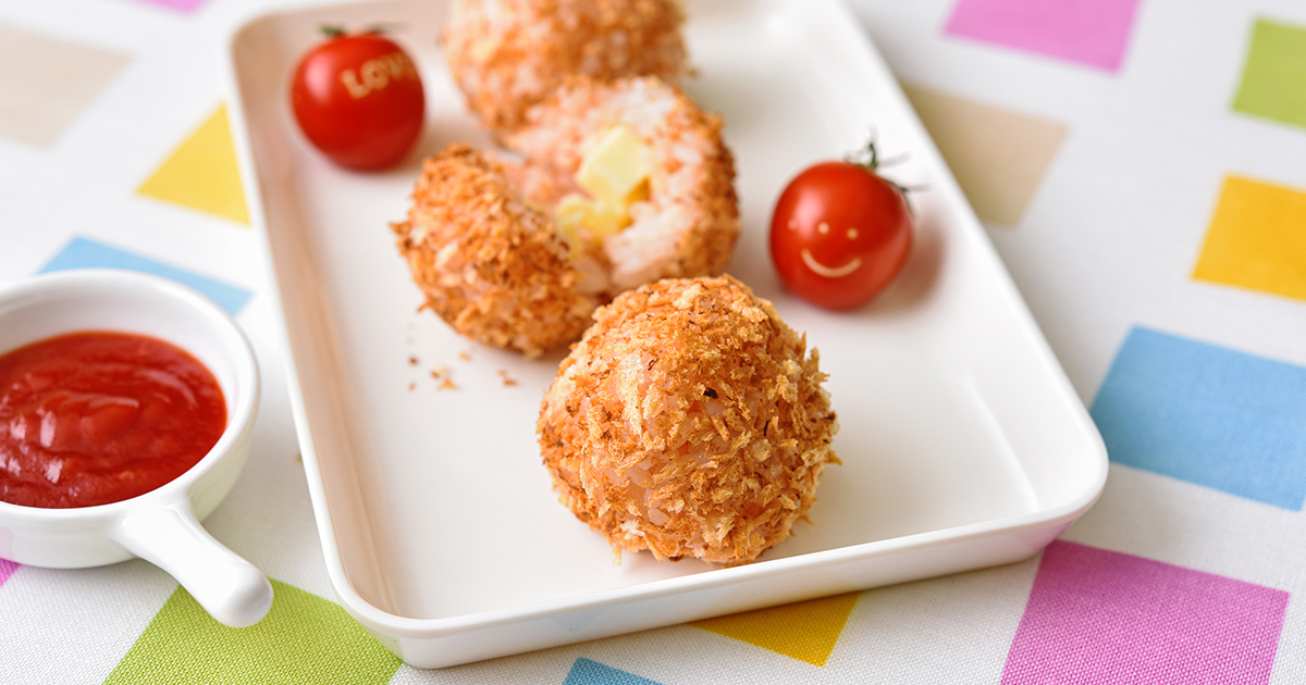 揚げないライスコロッケ Hapiku ハピク 食育