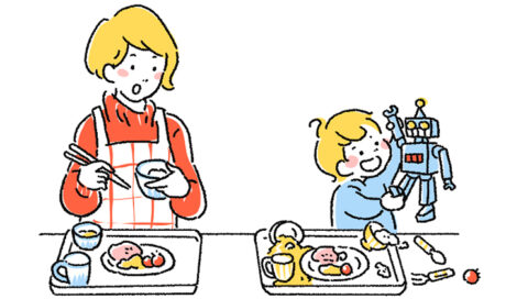 子どもの食事時、“気になる様子”の背景にある“からだの...